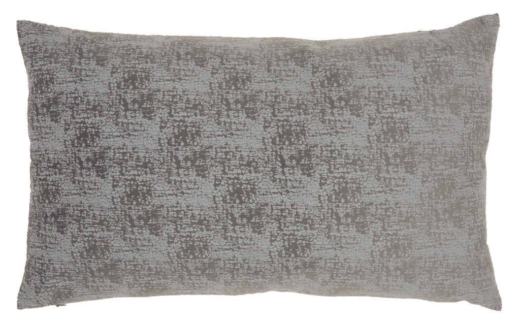 Slate Gray Distressed Gradient Lumbar Pillow - 99fab 