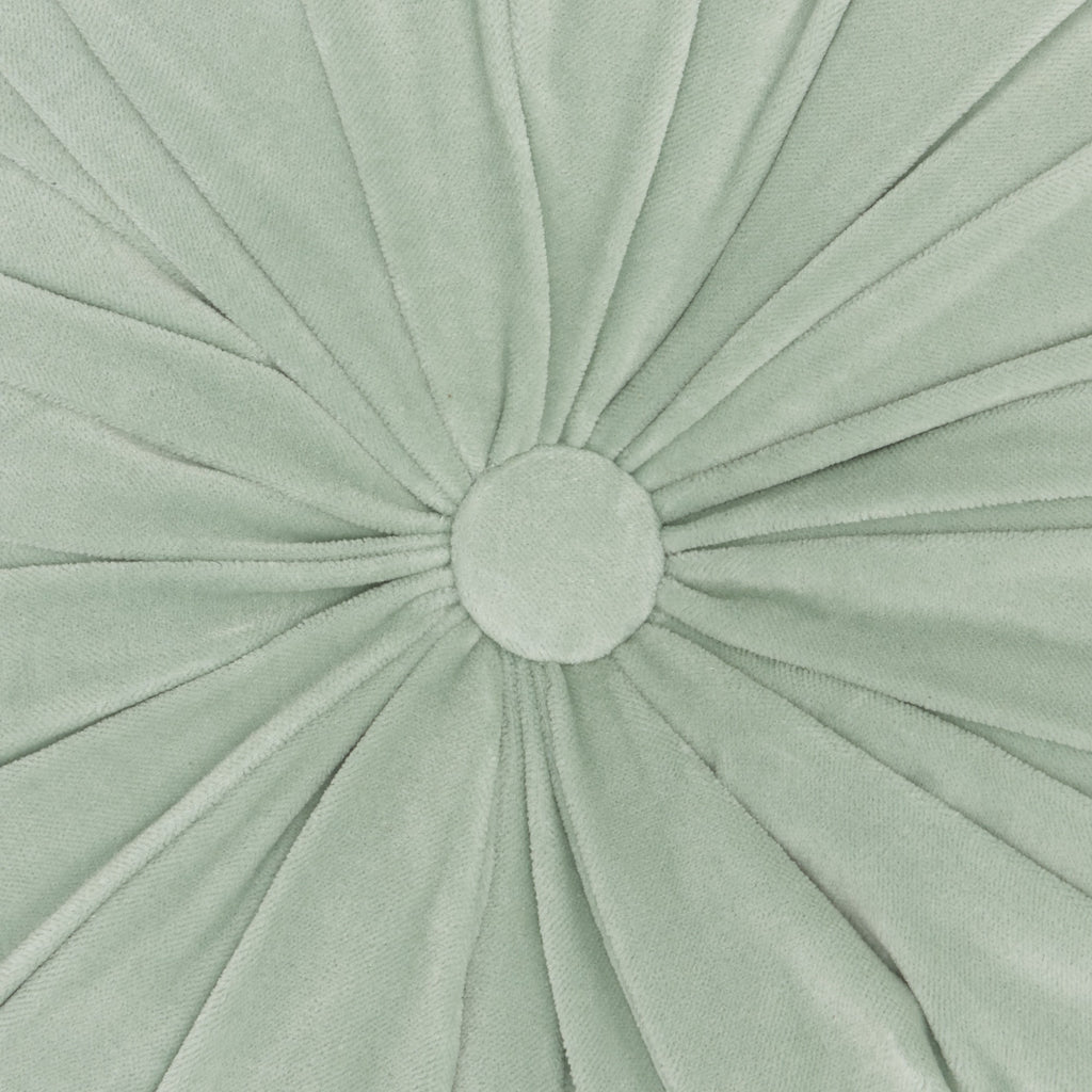 Mint Tufted Round Throw Pillow - 99fab 