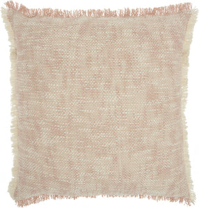 Blush And Ivory Abstract Pattern Throw Pillow