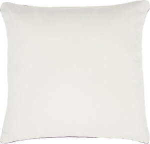 Purple Velvet Modern Throw Pillow