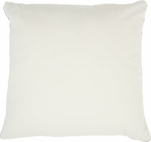 Taupe Velvet Modern Throw Pillow