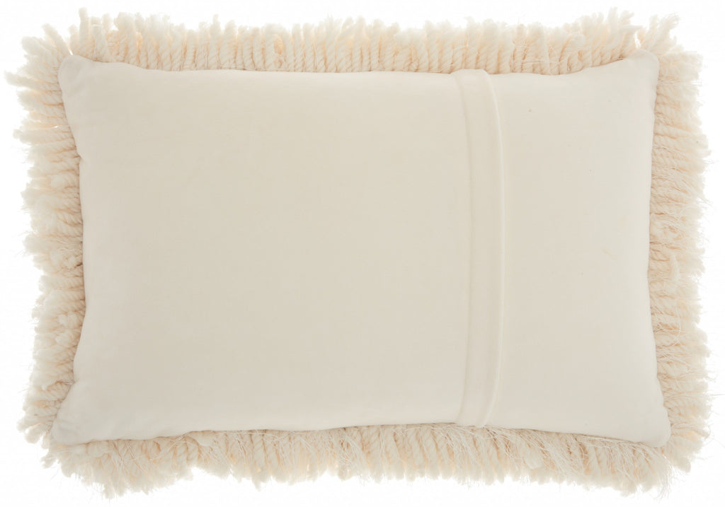 Cream Kubby Plush Lumbar Throw Pillow - 99fab 