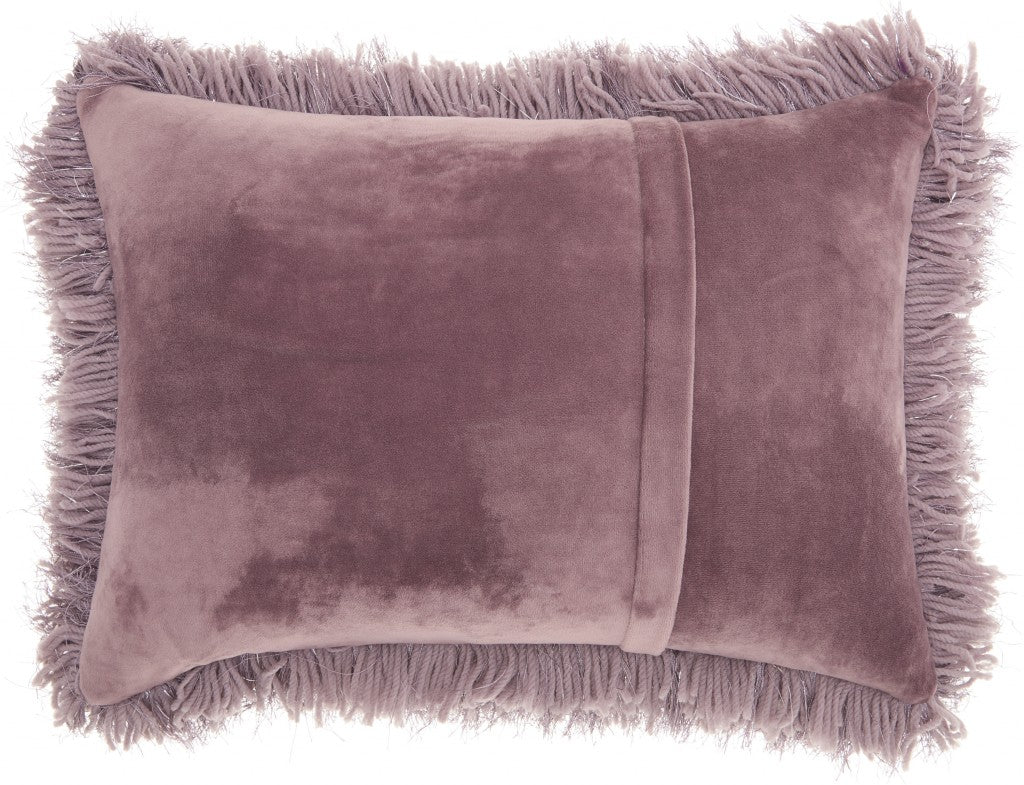 Lavender Super Shaggy Throw Pillow - 99fab 