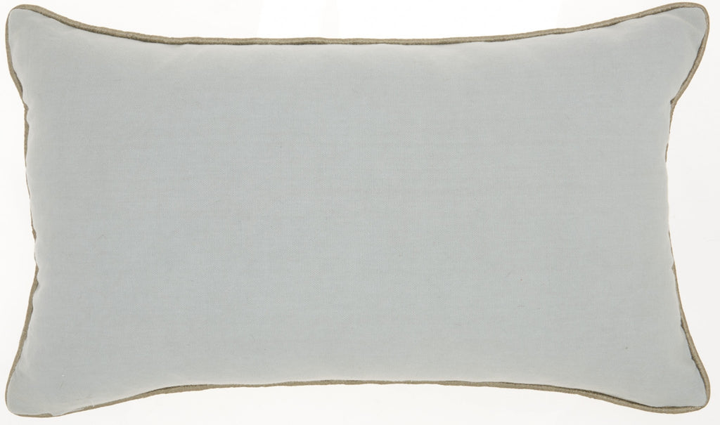 Periwinkle Embellished Lumbar Pillow - 99fab 