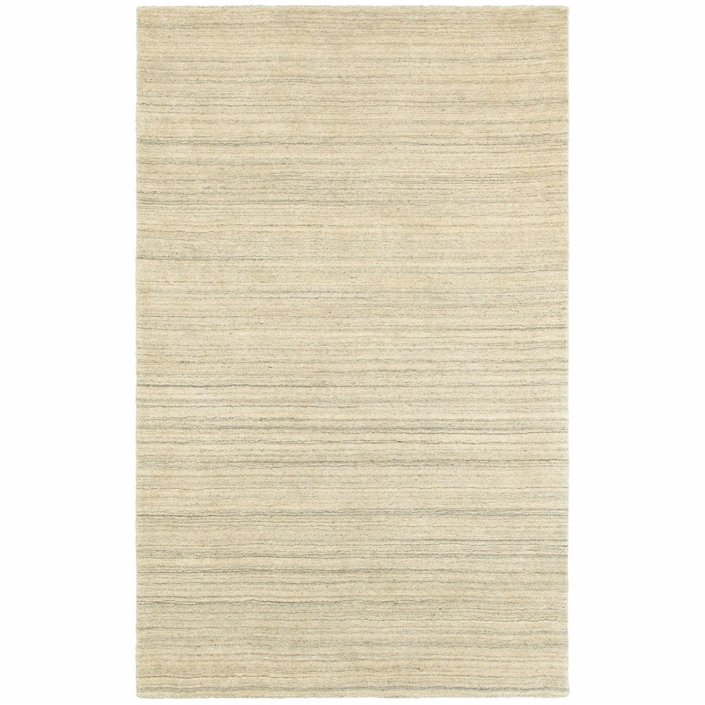 4’ X 6’ Two-Toned Beige And Grayarea Rug - 99fab 