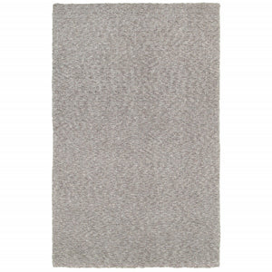 5’ X 7’ Modern Shaggy Soft Gray Indoor Area Rug