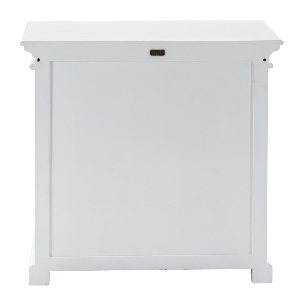 Modern Farm White Glass Door Accent Cabinet - 99fab 