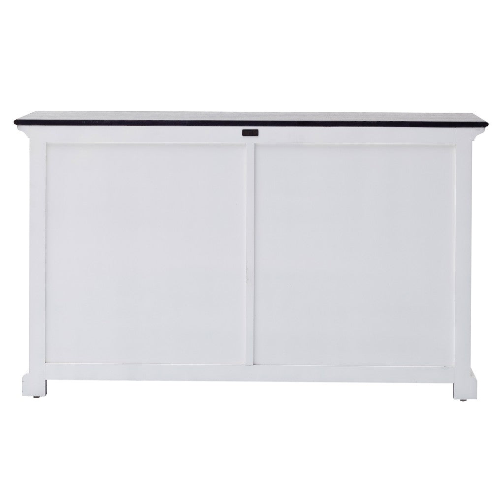 Modern Farmhouse Black And White Buffet Server - 99fab 