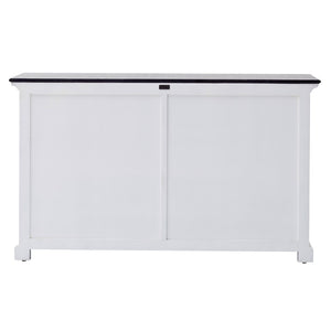 Modern Farmhouse Black And White Buffet Server