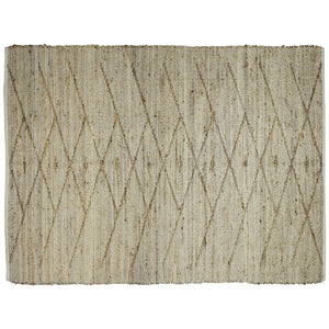 4' X 6' Beige Dhurrie Area Rug