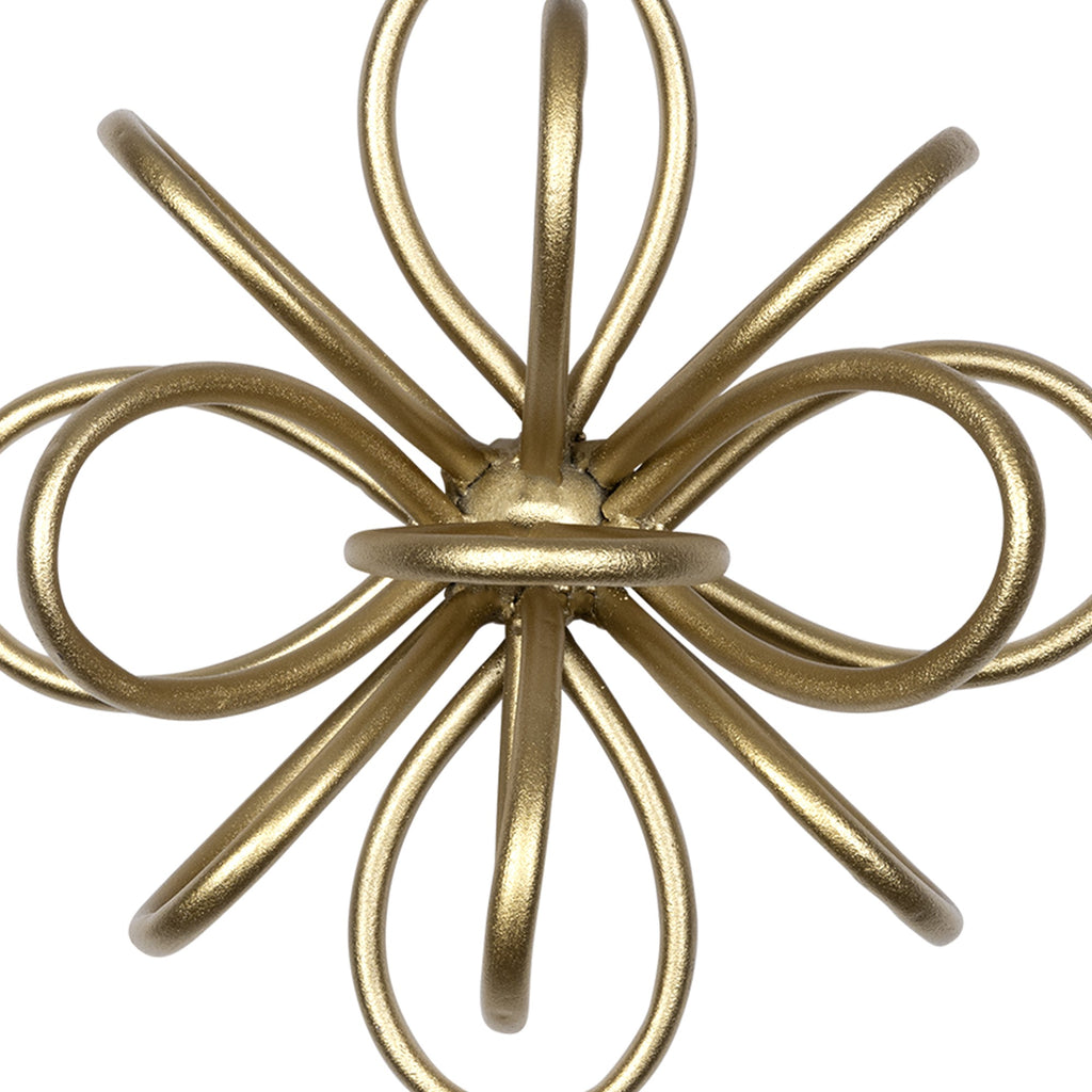 Set Of Three Gold  Metallic Starburst Wall Decor - 99fab 