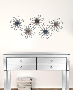 Wire Metal Floral Wall Decor