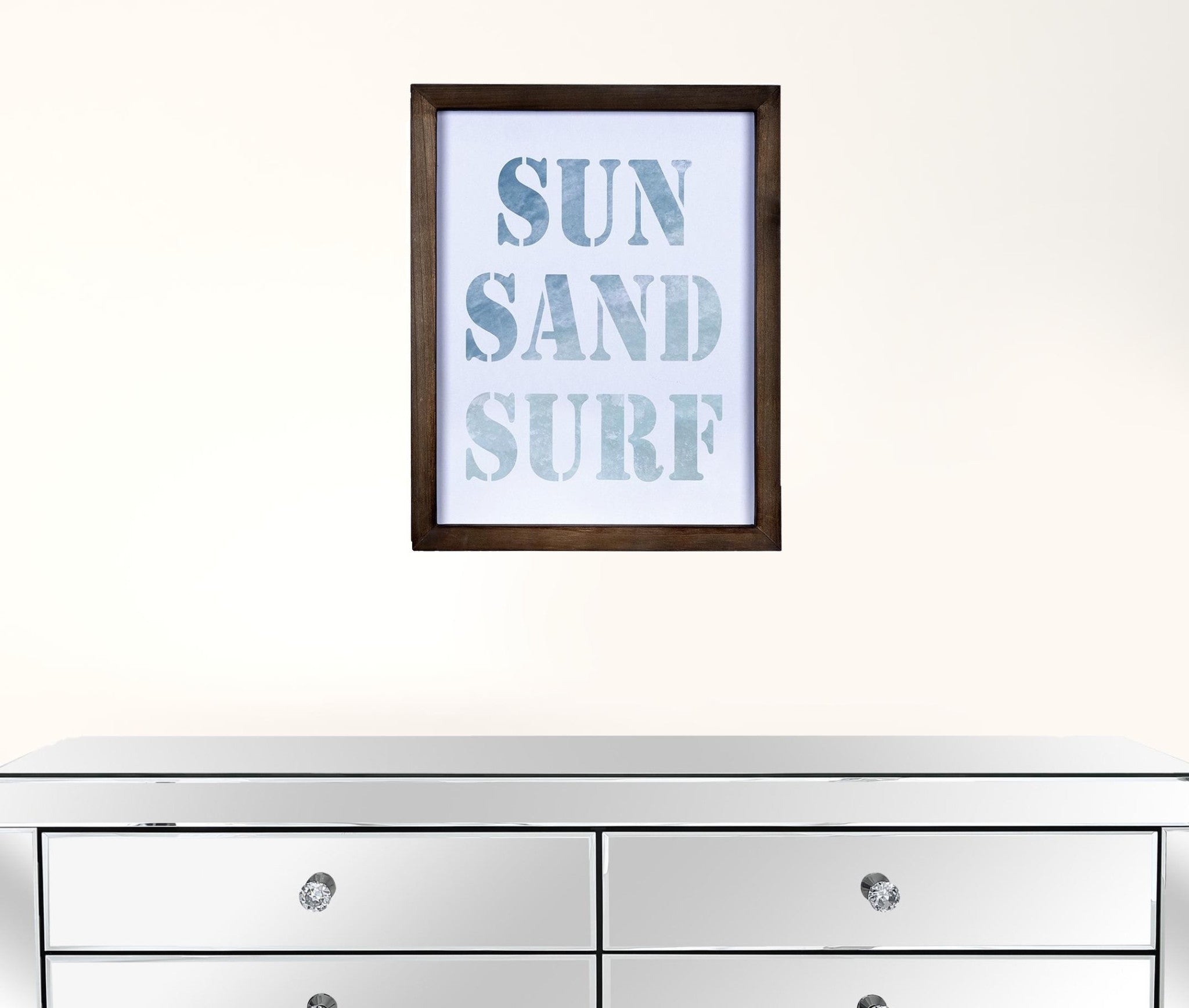 Set Of Three Beach Themed Wall Art