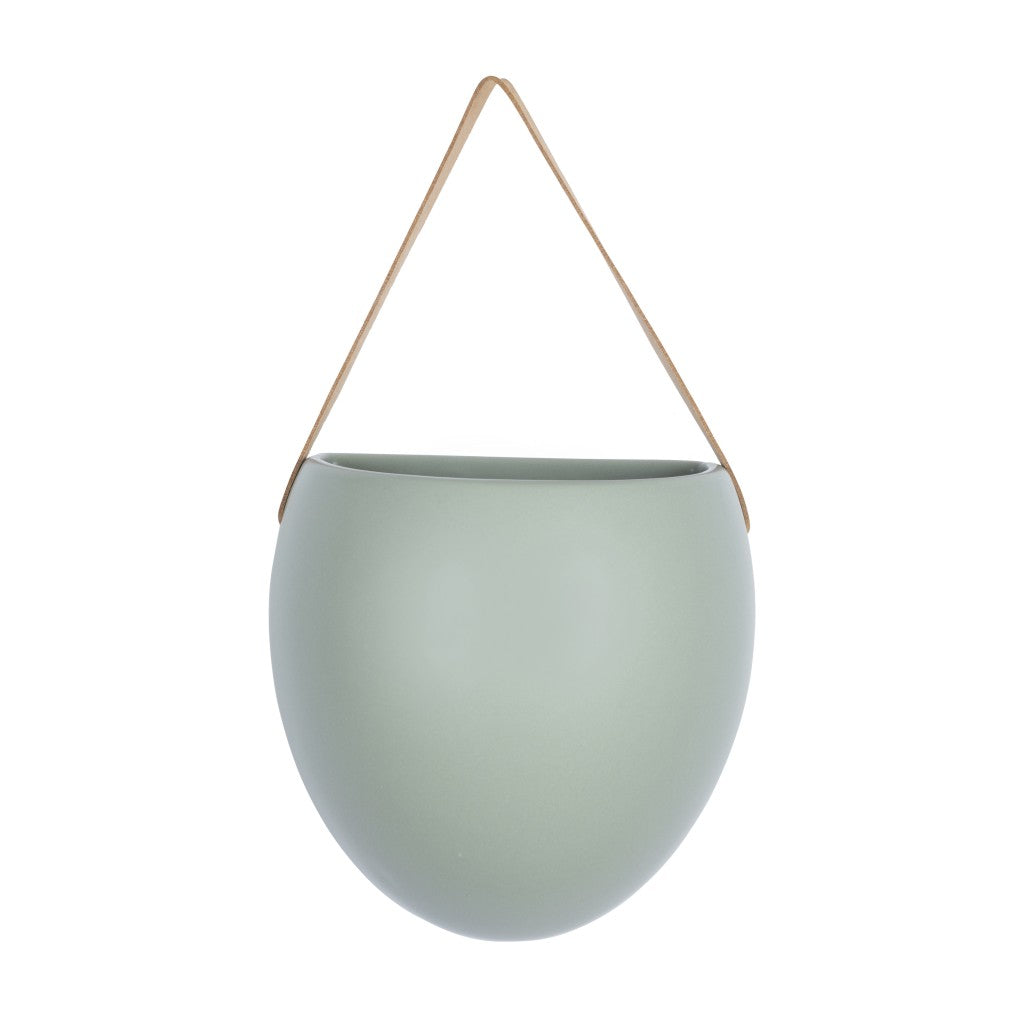 Ceramic Green Hanging Planter