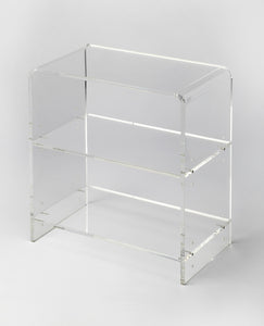 Crystal Clear Acrylic Bookcase