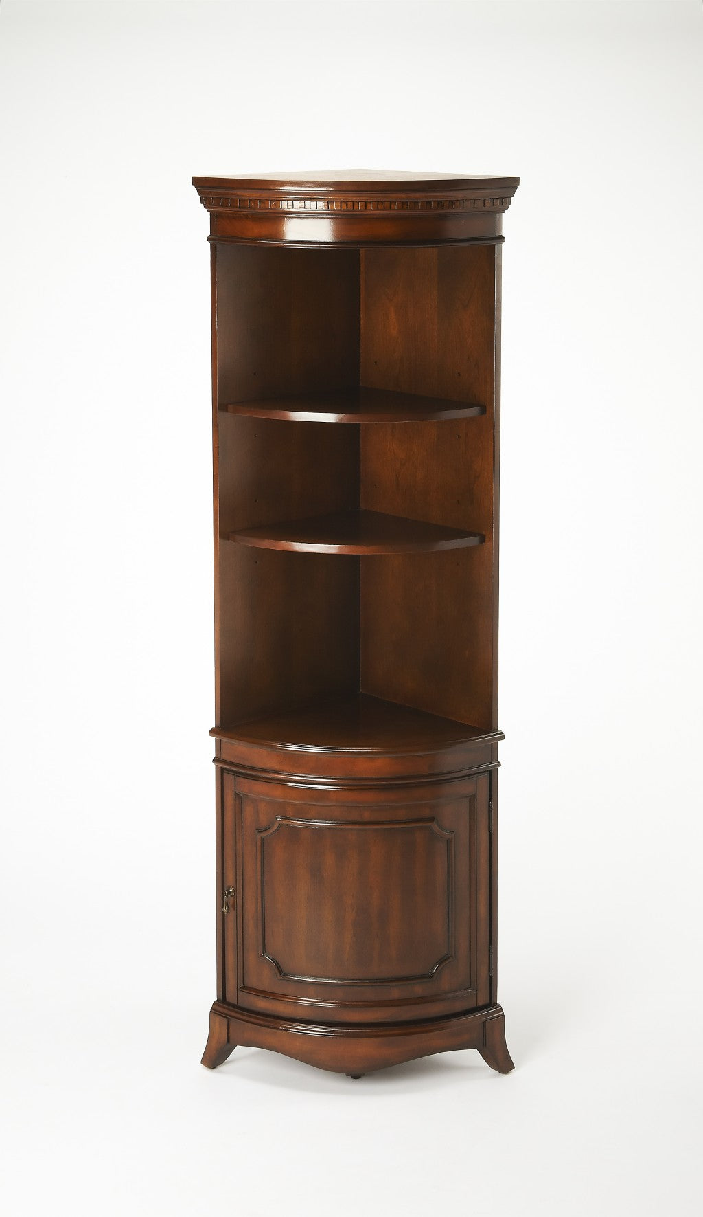 Traditional Cherry Corner Cabinet - 99fab 