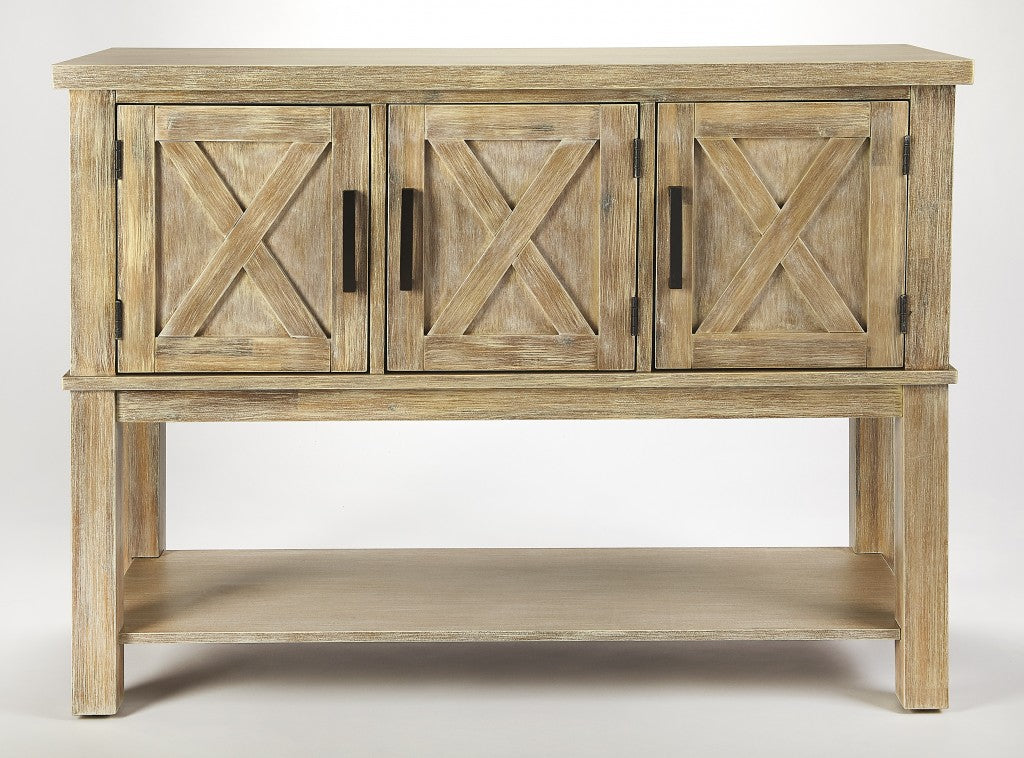 Rustic Natural Urban Gray Buffet Cabinet