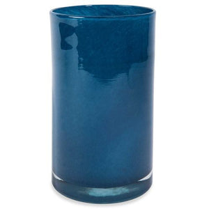 Glass Blue Ombre Cylinder Decorative Bottles