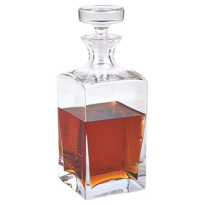 European Mouth Blown Lead Free Crystal Liquor Decanter - 99fab 