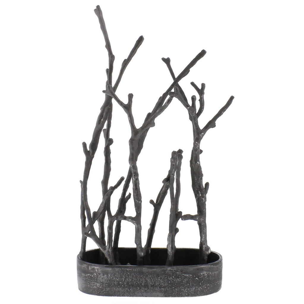 Wide Metal Branches Sculpture - 99fab 