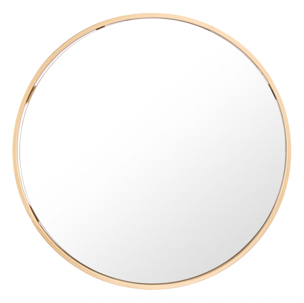 Minimalist Gold Oval Mirror - 99fab 