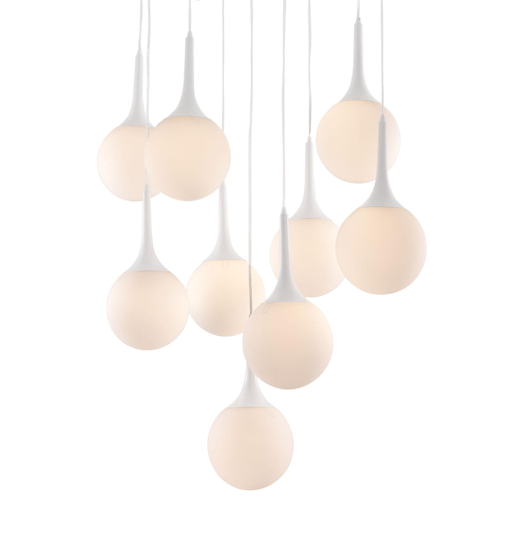 White Tear Drop Ceiling Lamp - 99fab 