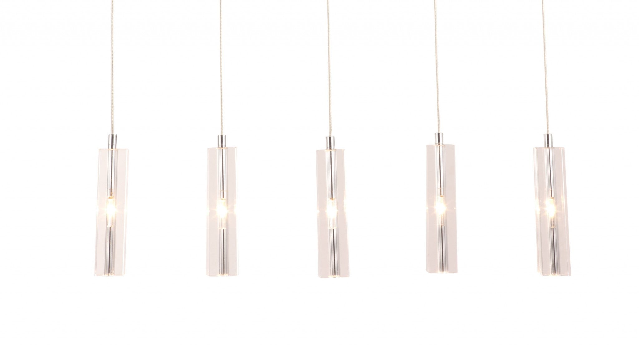 Stark Five Bulb Clear Ceiling Lamp