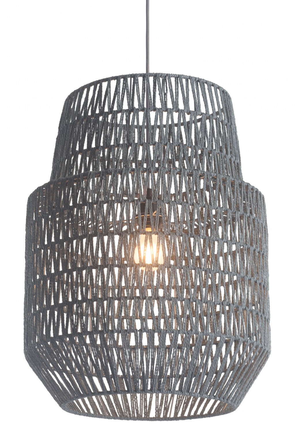 Gray Night Sky Zig Zag Ceiling Lamp - 99fab 