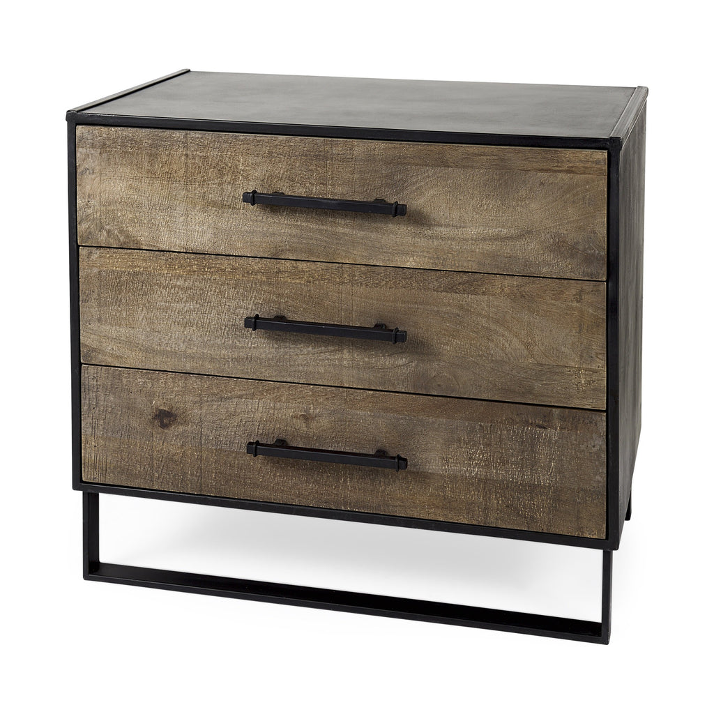 Modern Rustic Light Brown Wooden Cabinet - 99fab 