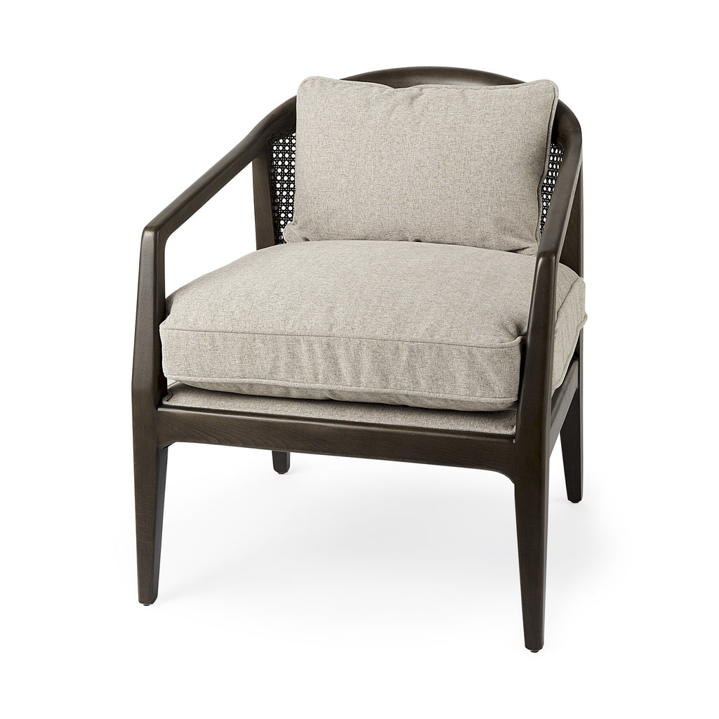 Fusion Dark Cane Back Arm Chair - 99fab 