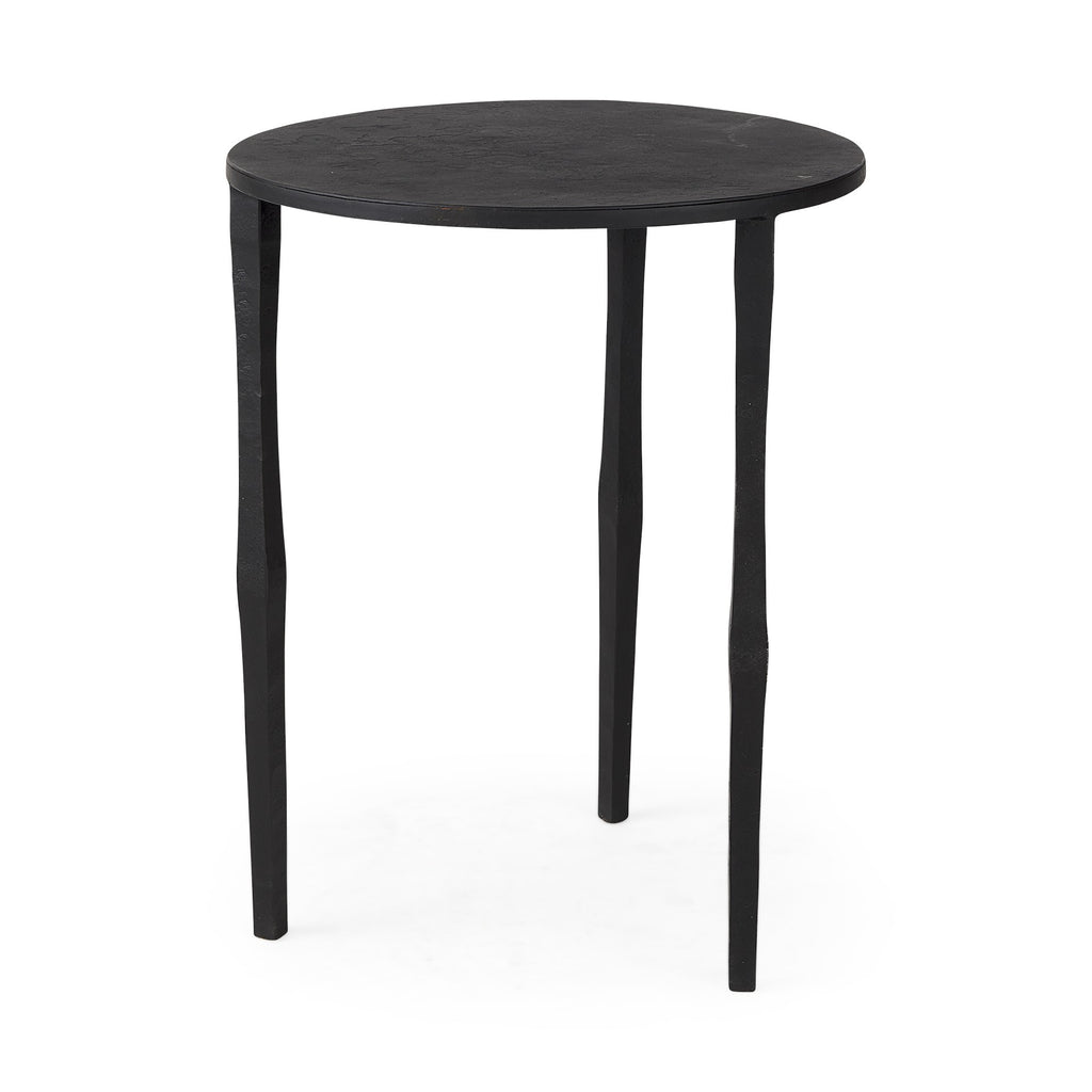 Minimal Black Iron Side Table - 99fab 