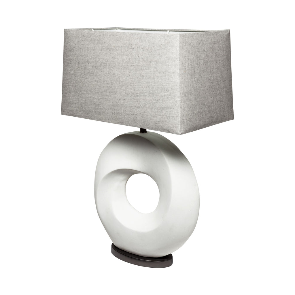 Contempo White O Ring Table Lamp - 99fab 