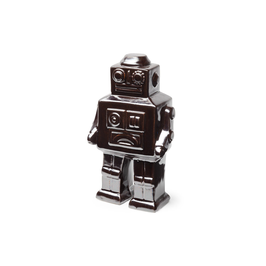 Silver Metal Robot Shaped Sculpture - 99fab 