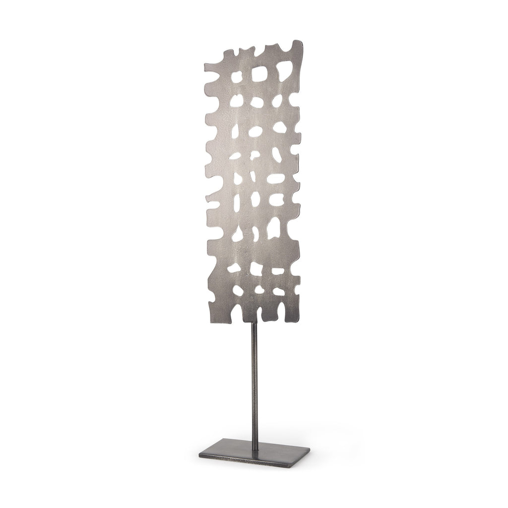 Gray Metal Decor Piece - 99fab 