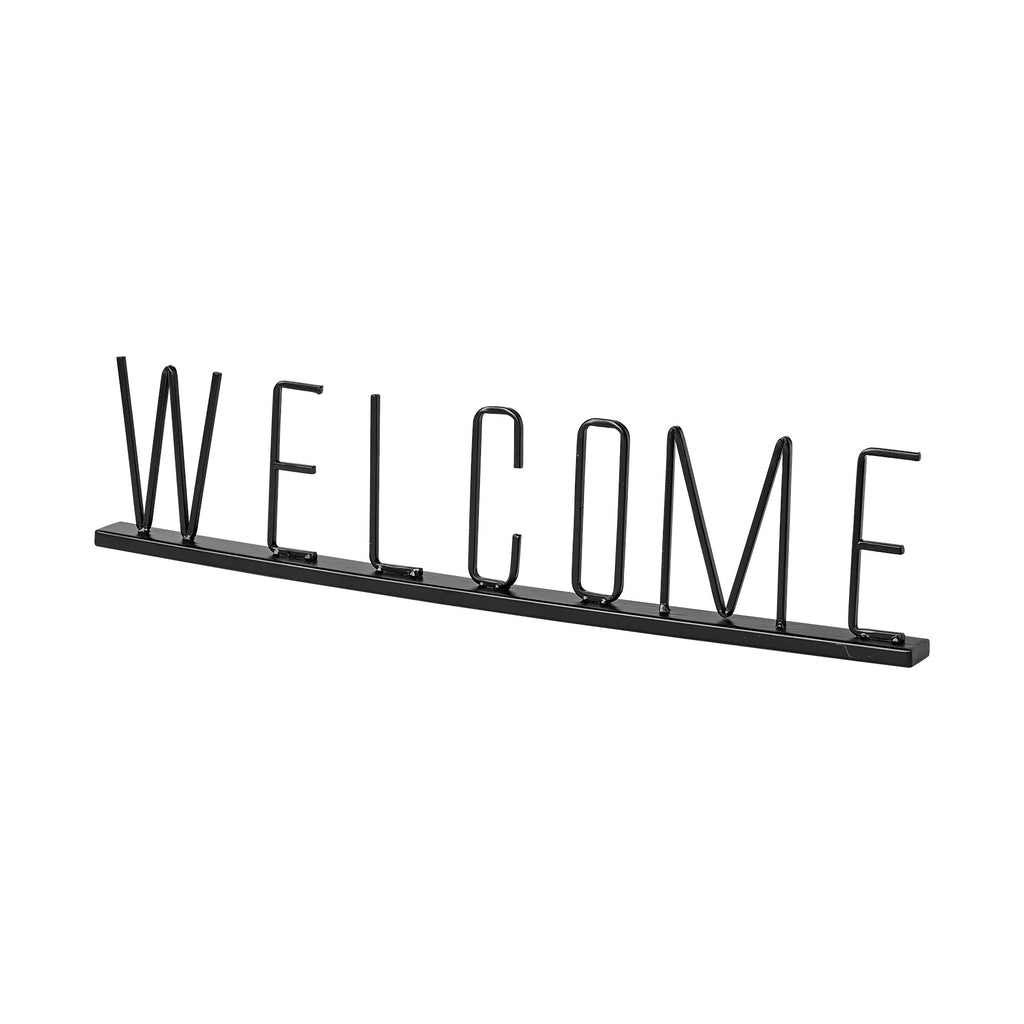 Black Metal Welcome Sign - 99fab 