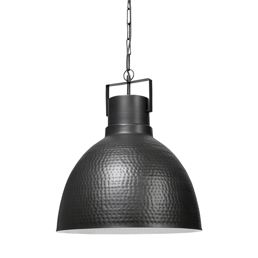 Hammered Gray Metal Pendant Hanging Light - 99fab 