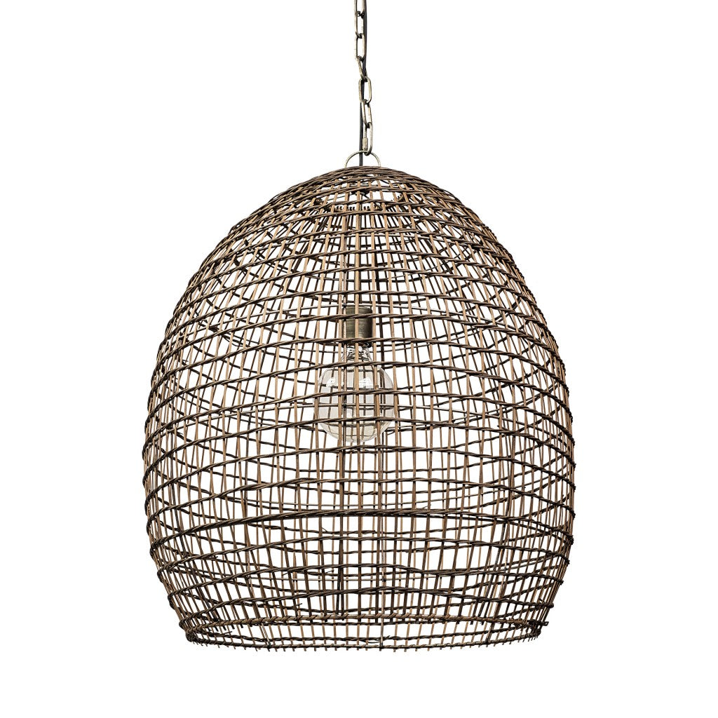 Metallic Woven Hanging Pendant Light - 99fab 