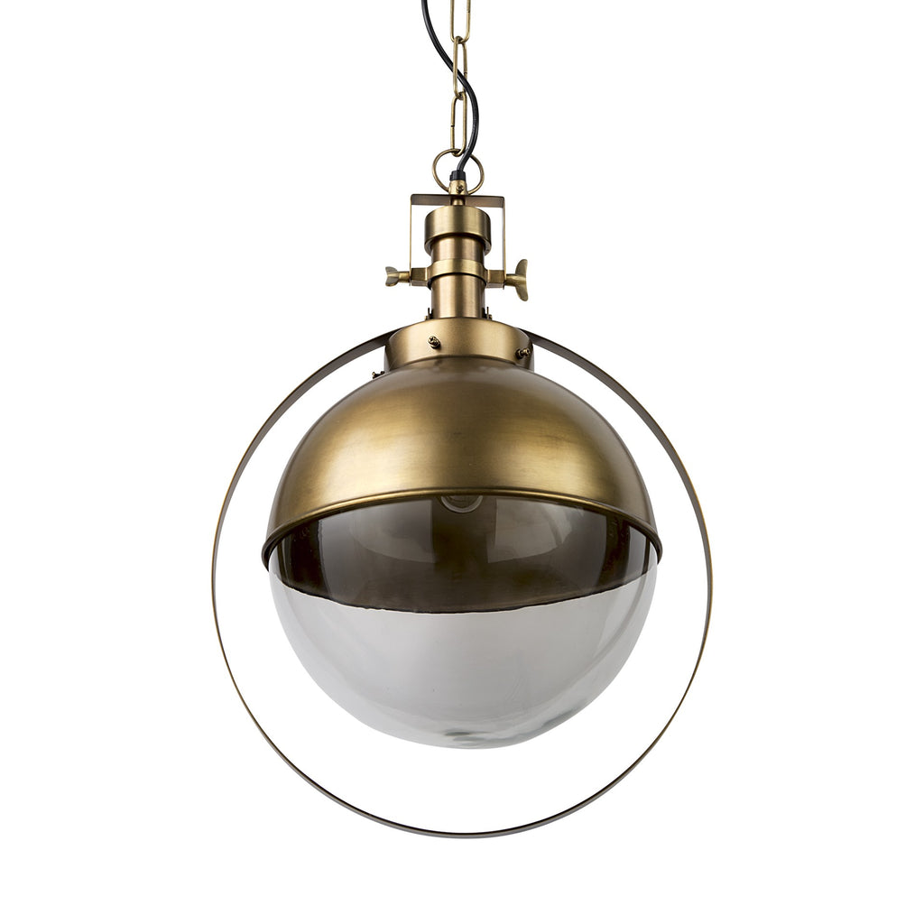 Gold Metal Sphere Pendant Hanging Light - 99fab 