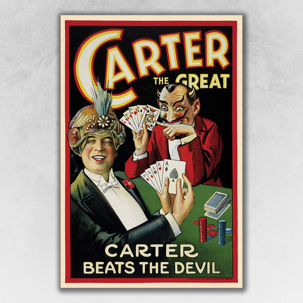 Vintage 1922 Carter Vintage Magic Unframed Print Wall Art - 99fab 