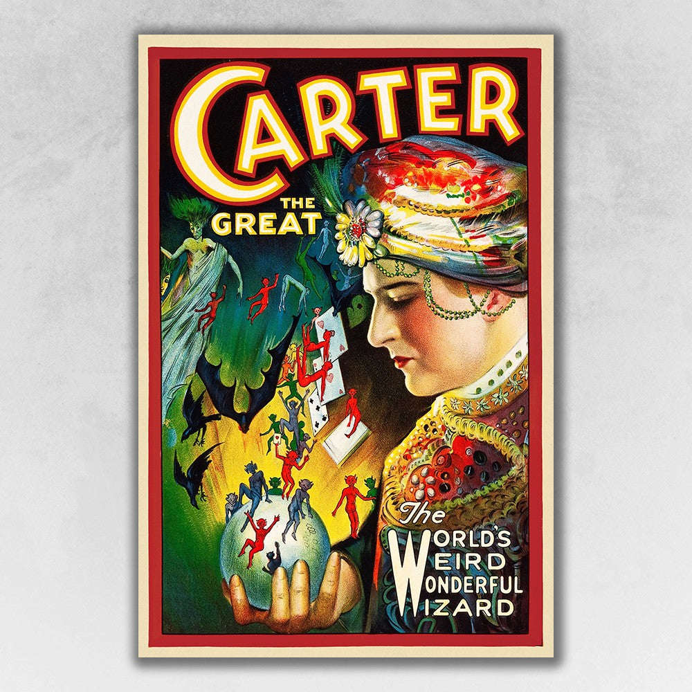 Vintage Carter Vintage Magic Unframed Print Wall Art - 99fab 