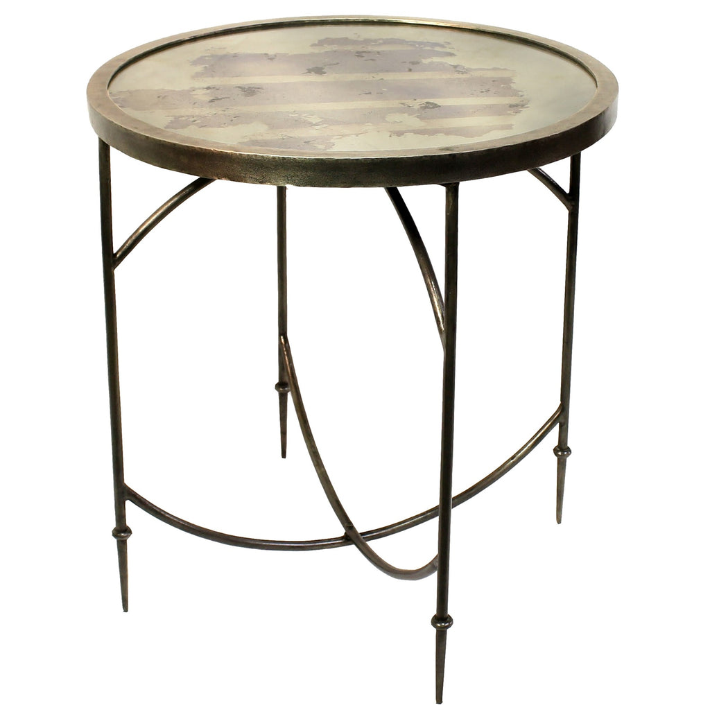 Gray Wooden Folding End Table - 99fab 