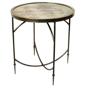 Brown Wooden Folding End Or Side Table