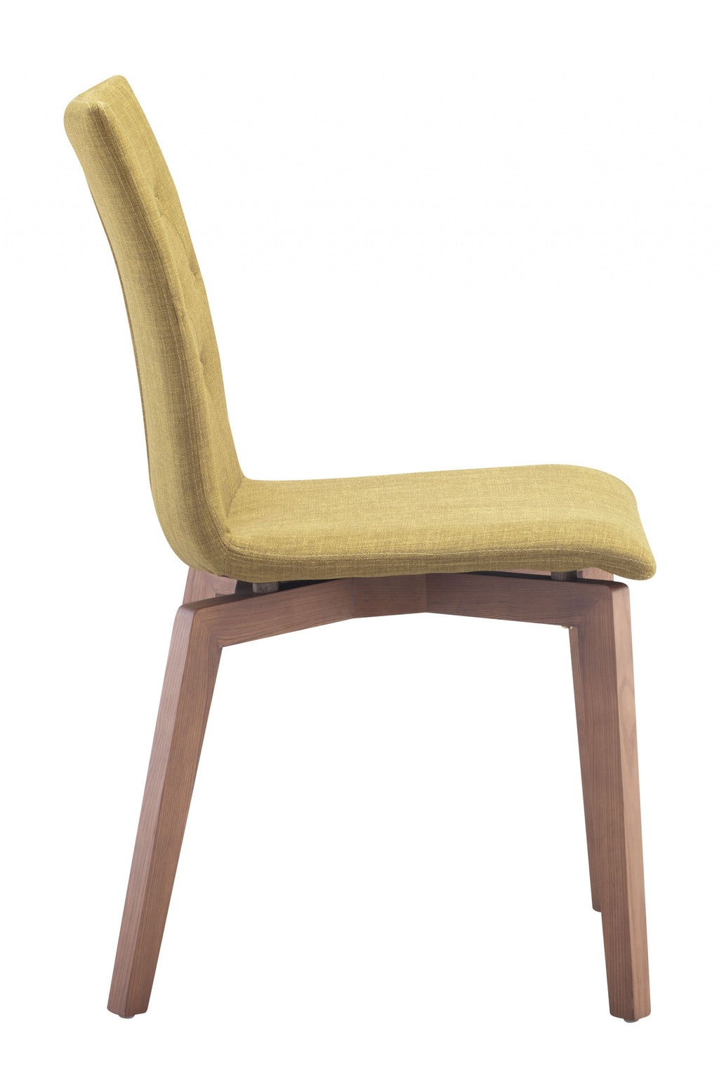 Set Of 2 Brown Birch Solid Back Dining Chairs - 99fab 
