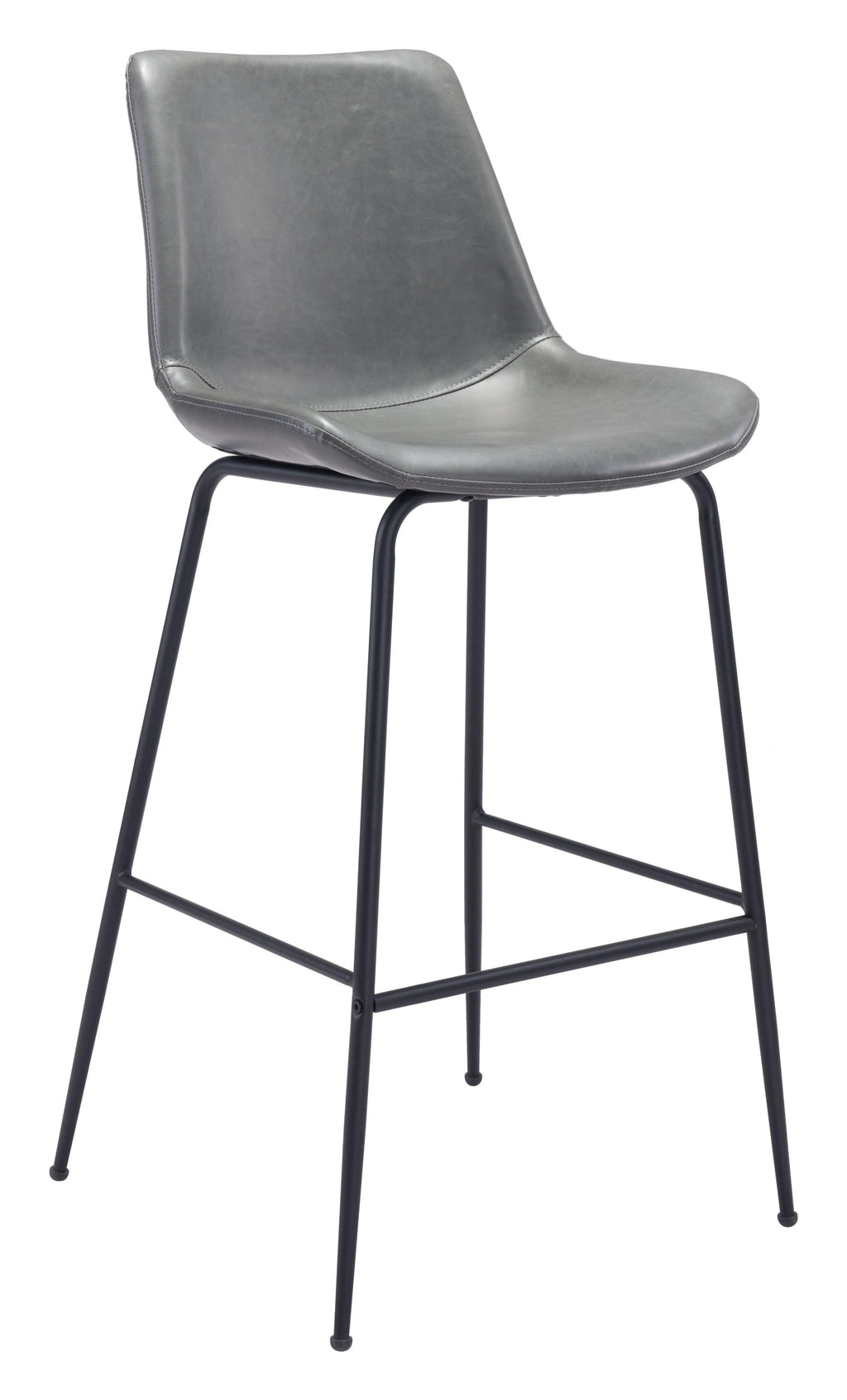 Gray and Black Bar Chair - 99fab 