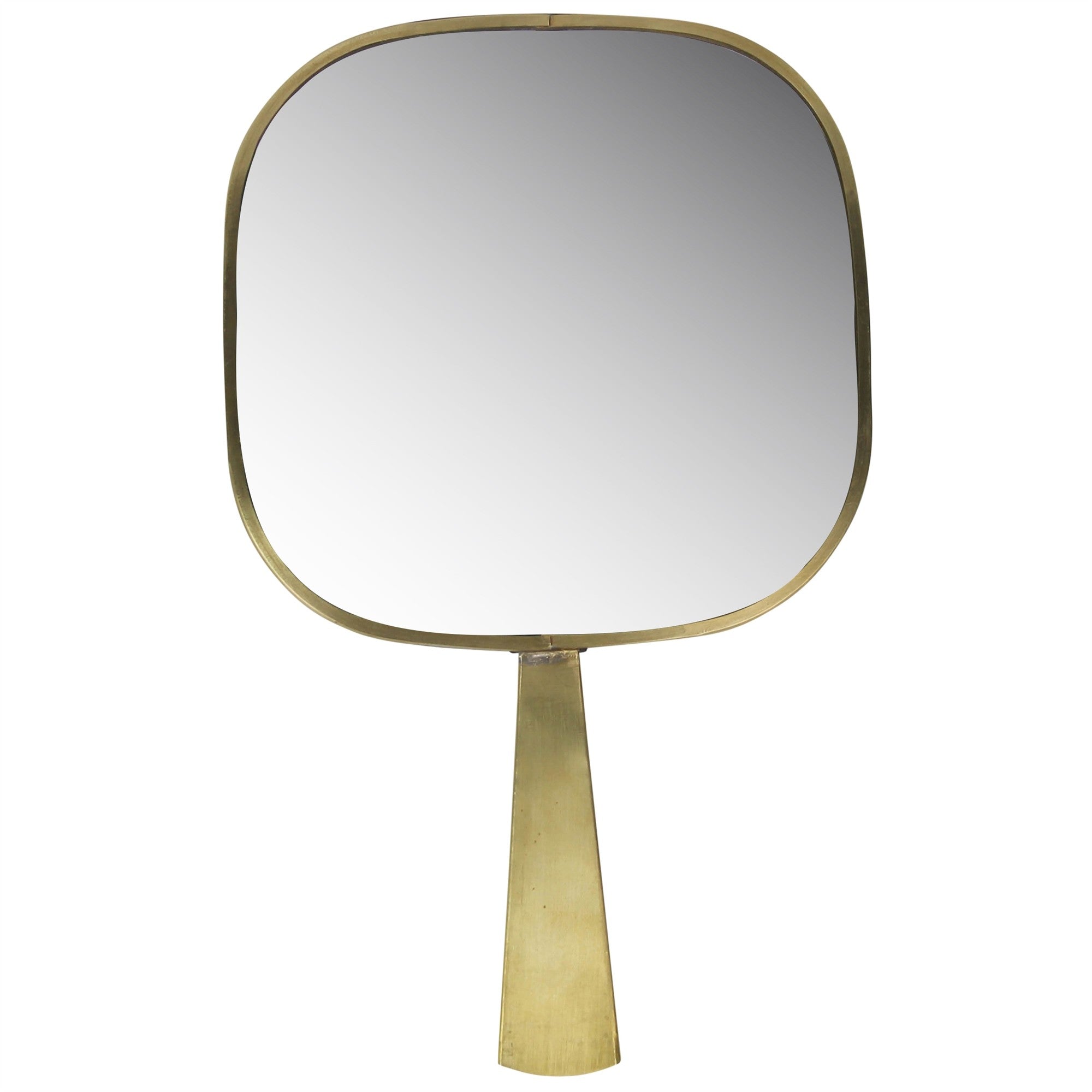 Gold Greek Key Hand Mirror