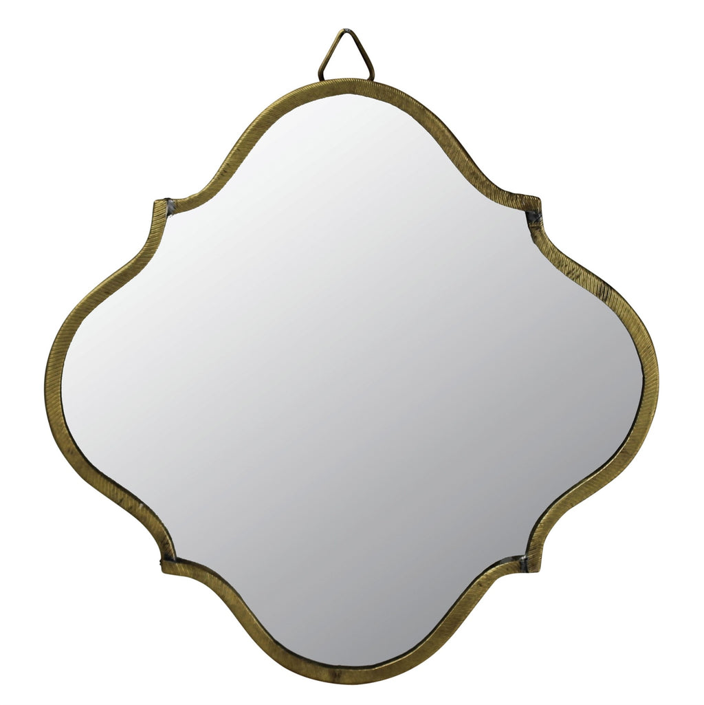 Gold Motif Wall Mirror - 99fab 