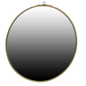 Gold Round Wall Mirror