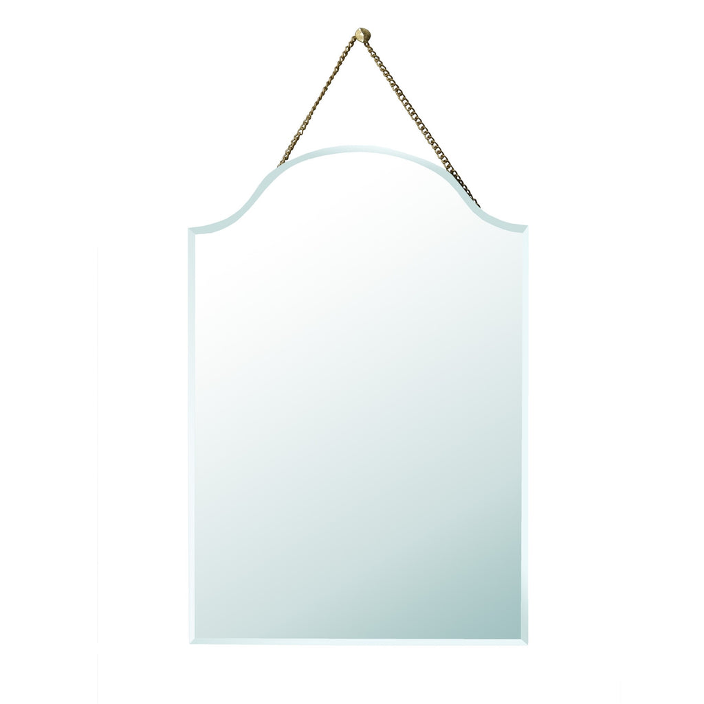 Arch Shaped Beveled Hanging Mirror - 99fab 
