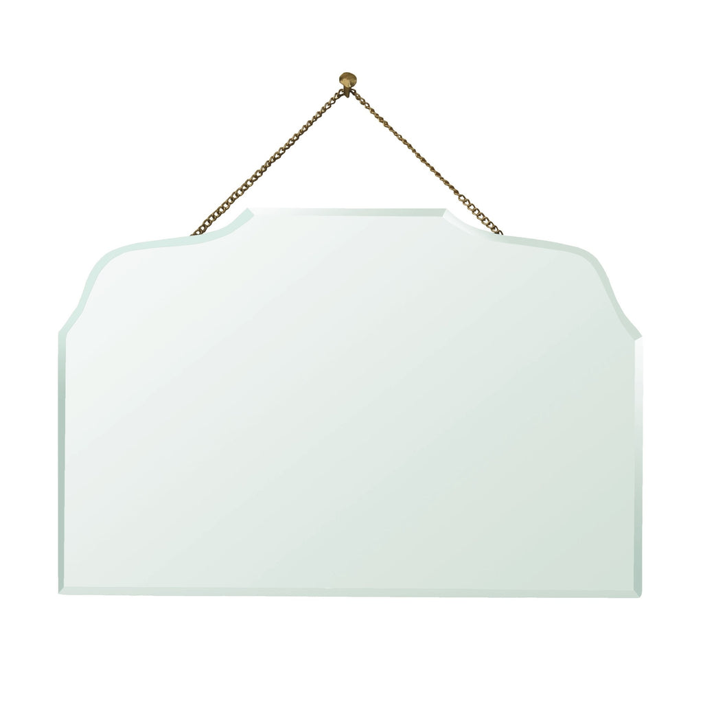 Rectangular Arch Beveled Hanging Mirror - 99fab 