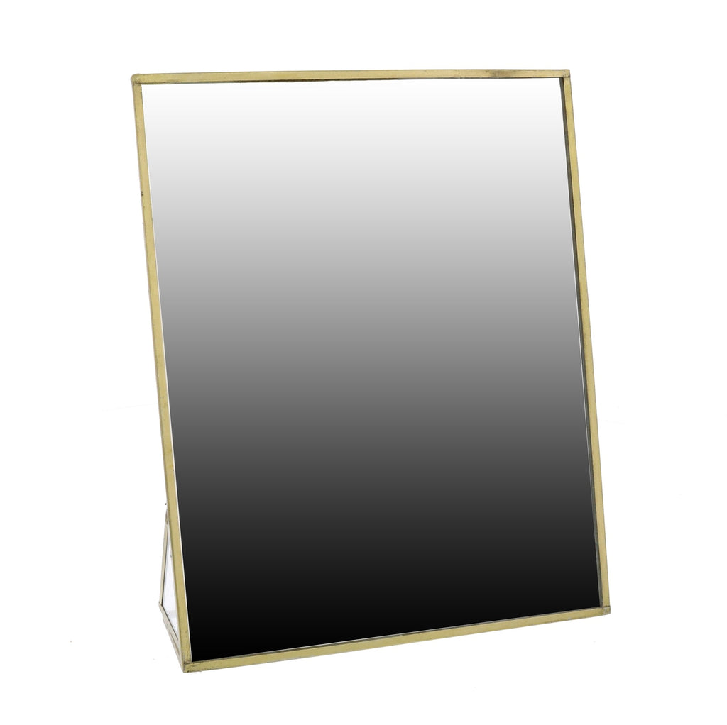 Jumbo Gold Metal Vanity Mirror - 99fab 
